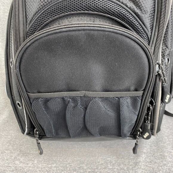 Mobile Edge Backpack Black Padded Bring It On Laptop Book Bag Computer Pockets - Picture 7 of 16